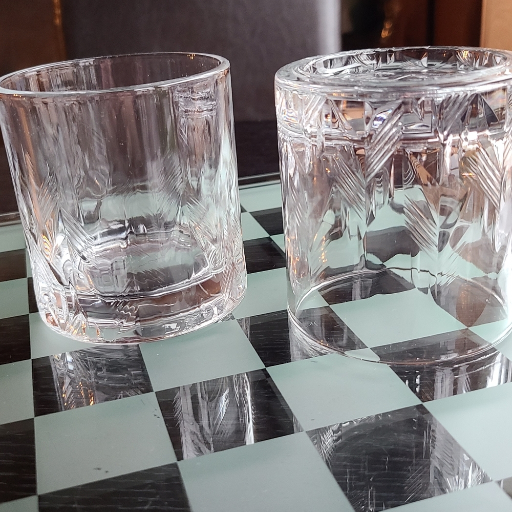 Whiskey glasses for sale 2 total - Picture 1 of 7